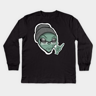 Modern Alien Kids Long Sleeve T-Shirt